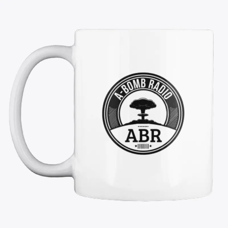 A-Bomb Radio Mug (Black Logo)