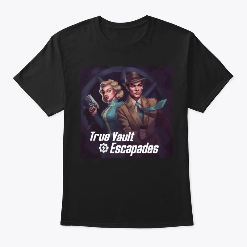 True Vault Escapades Classic Black Tee