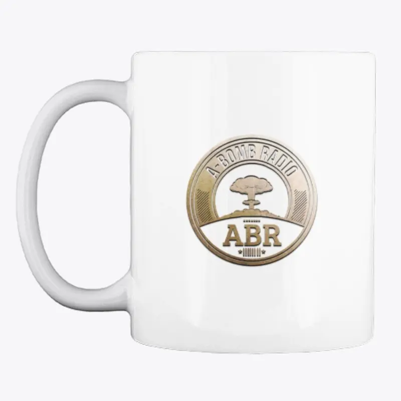 A-Bomb Radio Mug (Gold Logo)