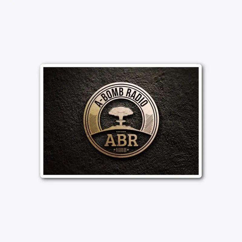 A-Bomb Radio Die Cut Sticker